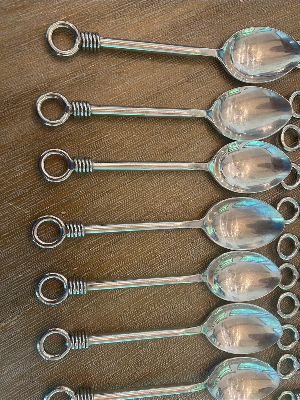 35 Pieces Gibson CuomoClassic Stainless Steel Ring-Handled Flatware Set - Silver